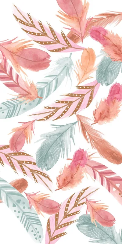 HD IPhone Black Feather Background
