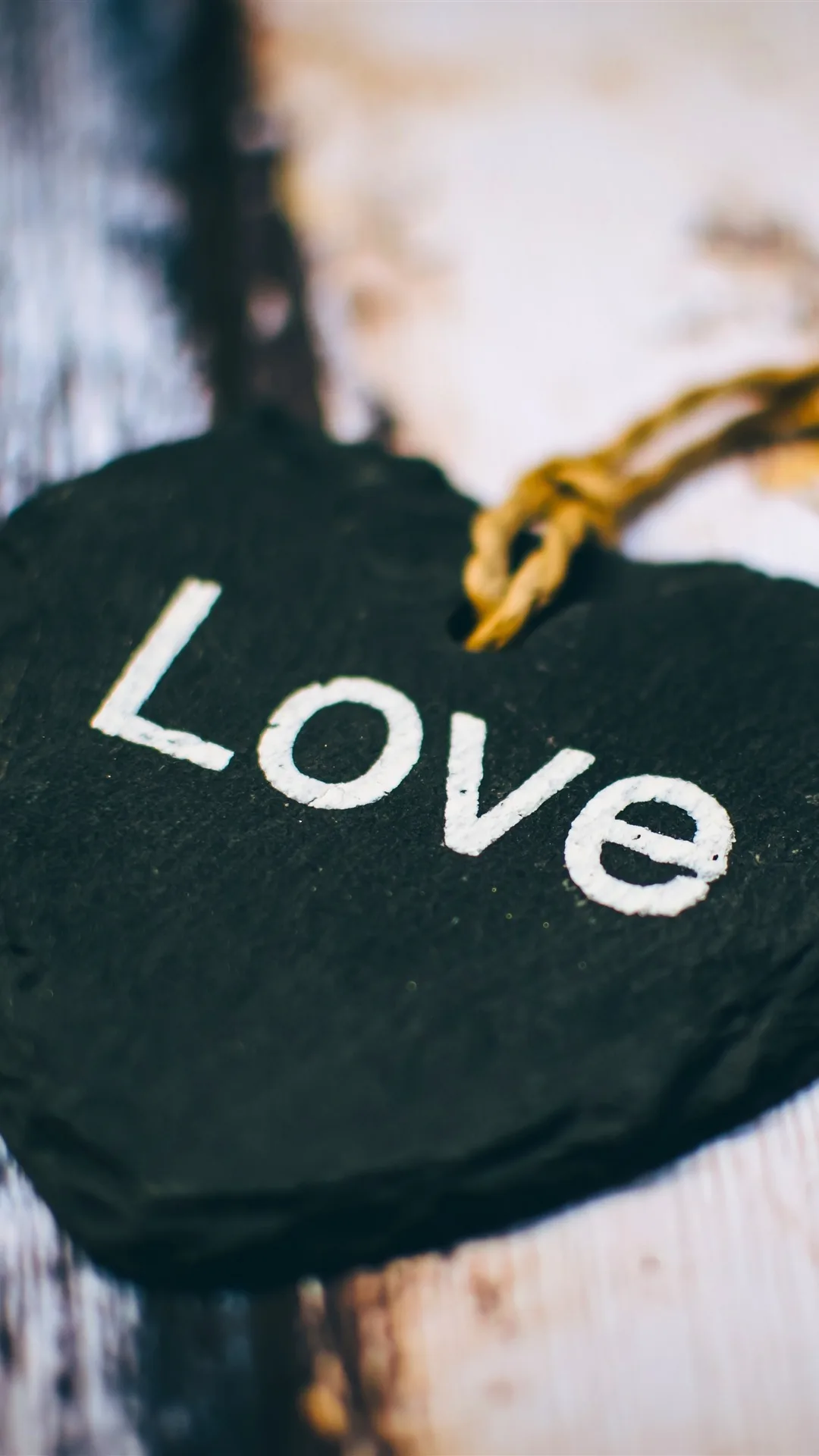 Wallpaper Black love heart, decoration UHD 5K Picture, Image