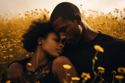 Romantic Black Couple Love Images