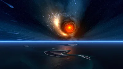 Galactic Vortex Sci Fi HD Wallpaper