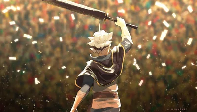 Wallpaper sword, guy, Black Clover, Asta for mobile and desktop, section, resolutio