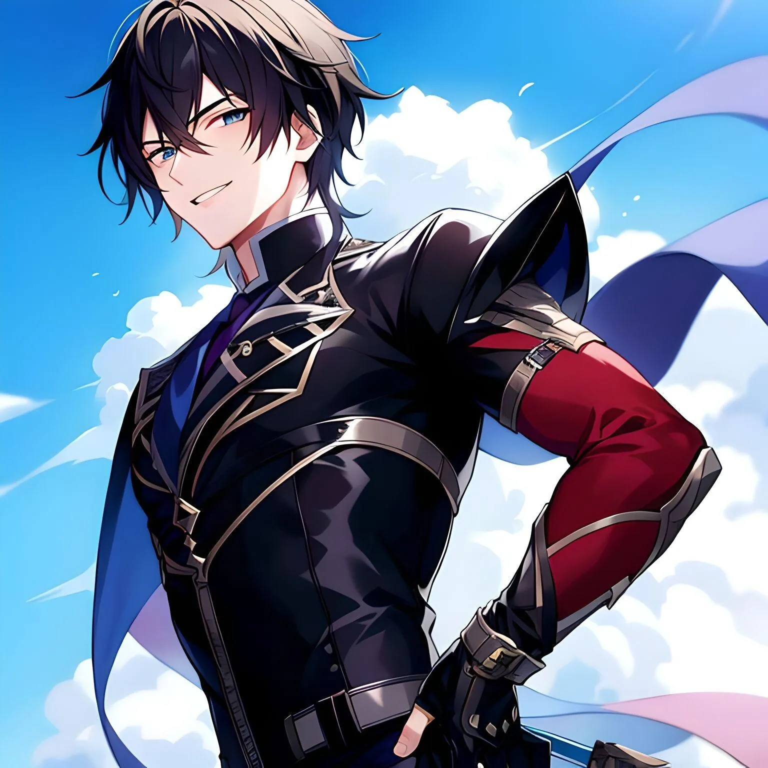 Anime Male With Black Hair