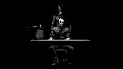 Interrogation Scene With Joker and Batman HD Wallpaper