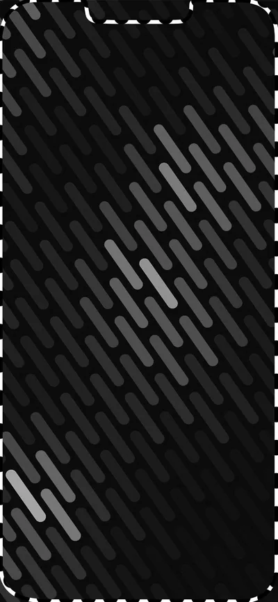 iPhone 13 Pro Max Black and White Border Wallpaper