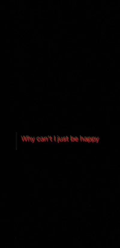 free Trippy Dark Aesthetic Depression Quote Wallpaper