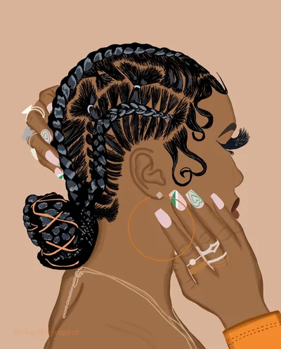 Digital Art beauty Shop Bae Black Art, Black Girl Magic, Art, Digital Poster, Digita
