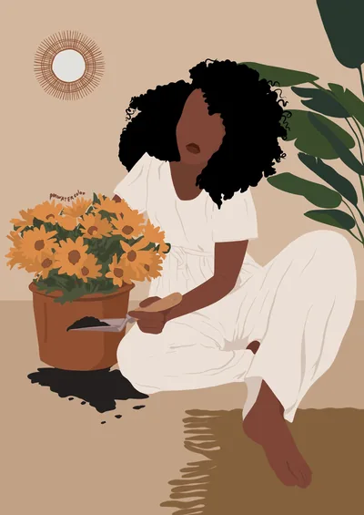 Pin on Black Woman Art