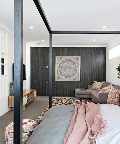 Black Wooden Boards Wallpaper Bedroom Kitchen Wallpaper Roll Milton & King