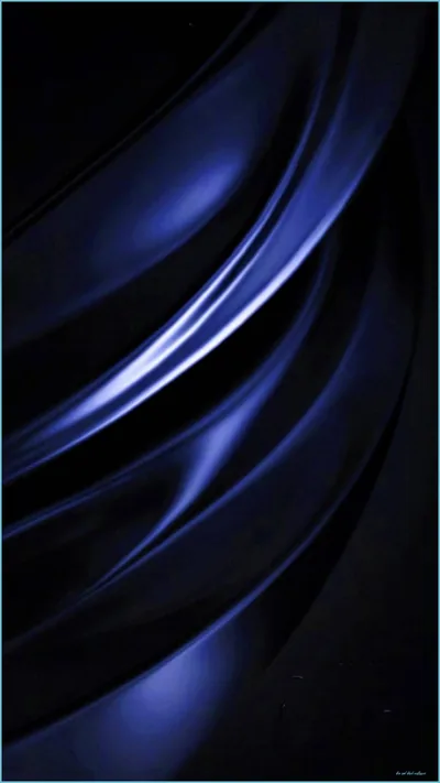 Curved Blue Satin in Low Light HD Phone Wallpaper