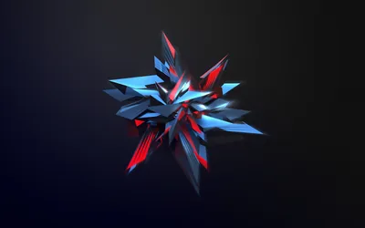 Wallpaper Red and Blue Abstract Art, Background Free Image