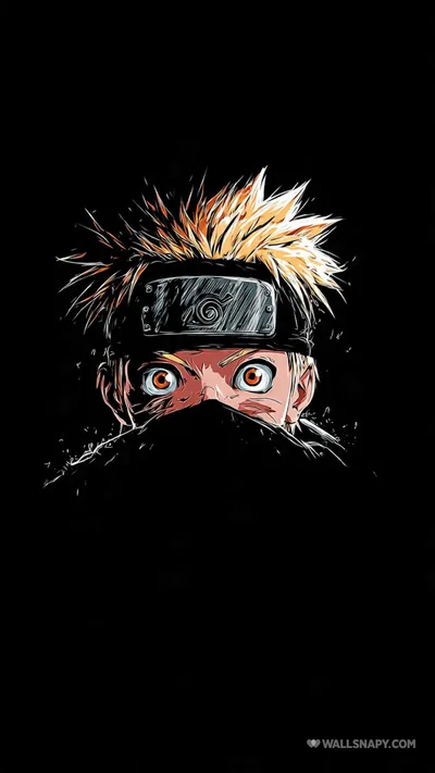 Ninja Peering Over a Face Mask HD Phone Wallpaper