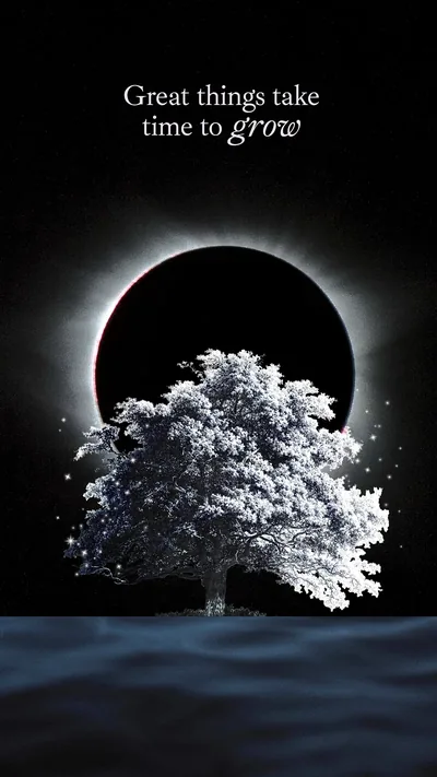 Moon eclipse dark iPhone wallpaper