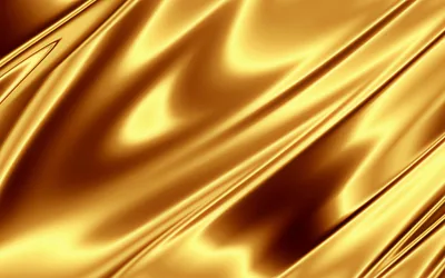 Glossy Gold Diagonal Waves HD Wallpaper