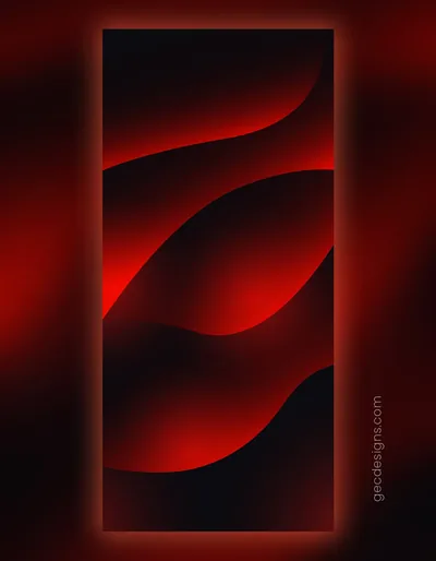 Red waves iPhone wallpaper