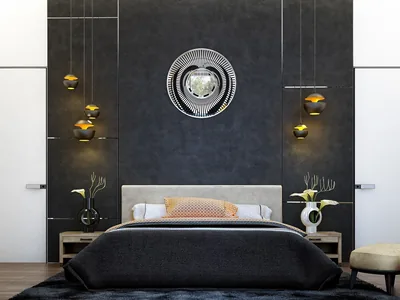 Black Wallpaper For Bedroom Wall