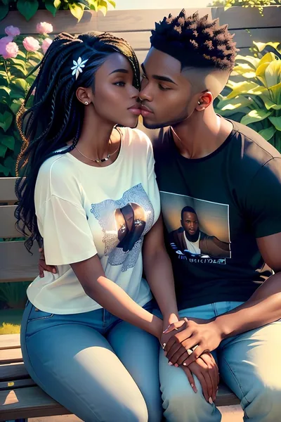 Black Couple Art, Cute Black Couples, Cute Couple Art, Cute Couples