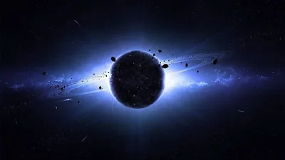Space Aesthetic Black Hole Wallpaper