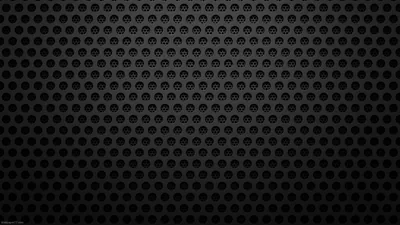 Perforated Black Metal Mesh HD Wallpaper