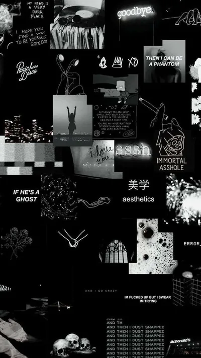Black Aesthetic Wallpaper IPad Wallpaper
