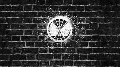 Spider Man Far From Home Black Brick Wall HD Spider Man Far From Home Wallpapers