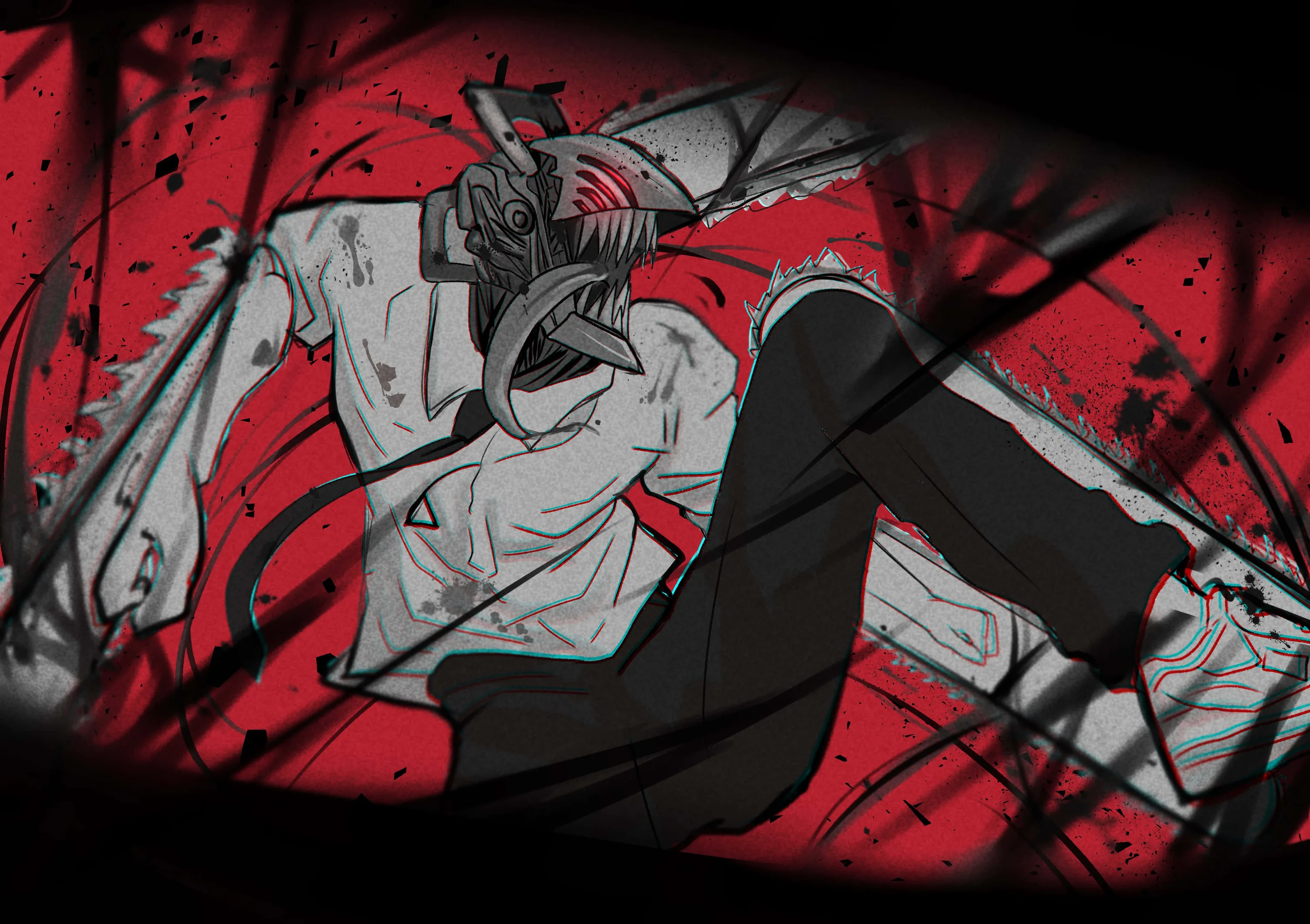 Pure Black Anime Wallpaper and Background