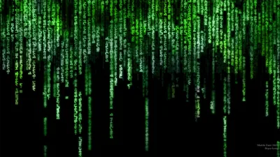 Green Matrix Code Wallpaper