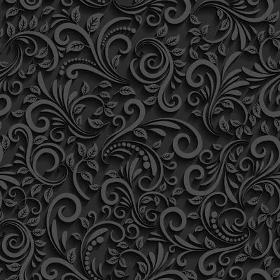 Embossed Grey Scrollwork Repeat HD Wallpaper