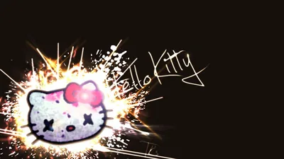 Hello Kitty Wallpapers Desktop Black