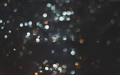 Faint Bokeh in the Dark HD Wallpaper