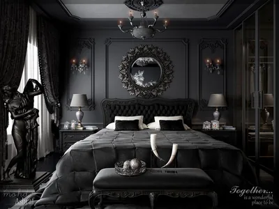 Luxury Black Bedroom Design