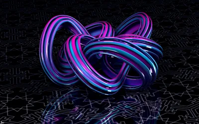 Vivid 3D Abstract HD Wallpaper