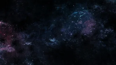 Dark Nebula in Grey and Purple HD Wallpaper