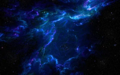 Blue Galaxy Lazarus Nebula Wallpaper
