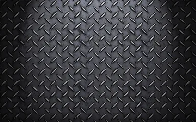 Diamond Plate Metal in Black HD Wallpaper