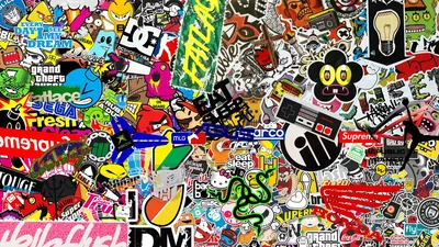 Sticker Bomb HD Wallpaper 1080p Resolution Behance