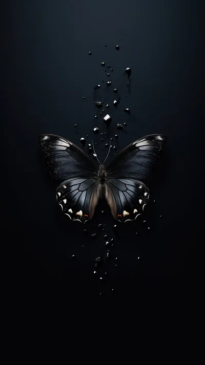 Black Butterfly Background Designs
