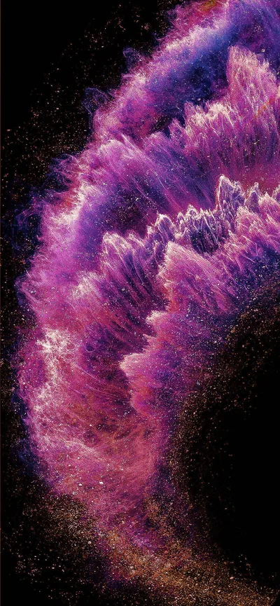 Black Amoled Colorful Wallpaper