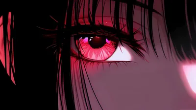 Anime Girl Glowing Eyes In The Dark Live Wallpaper MoeWalls