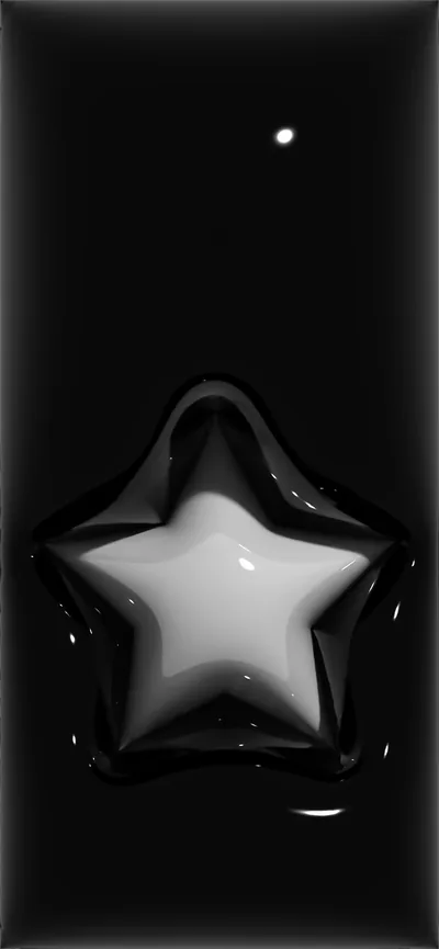 Star Wallpaper Black