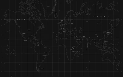 World Map Black Backgrounds