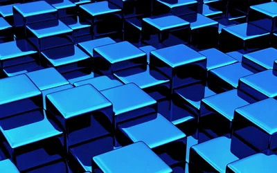 Blue 3D Wallpaper images