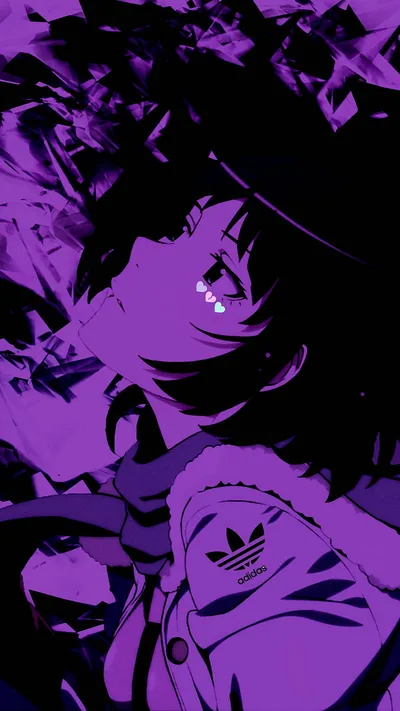 Black And Purple Aesthetic Anime Wallpapers