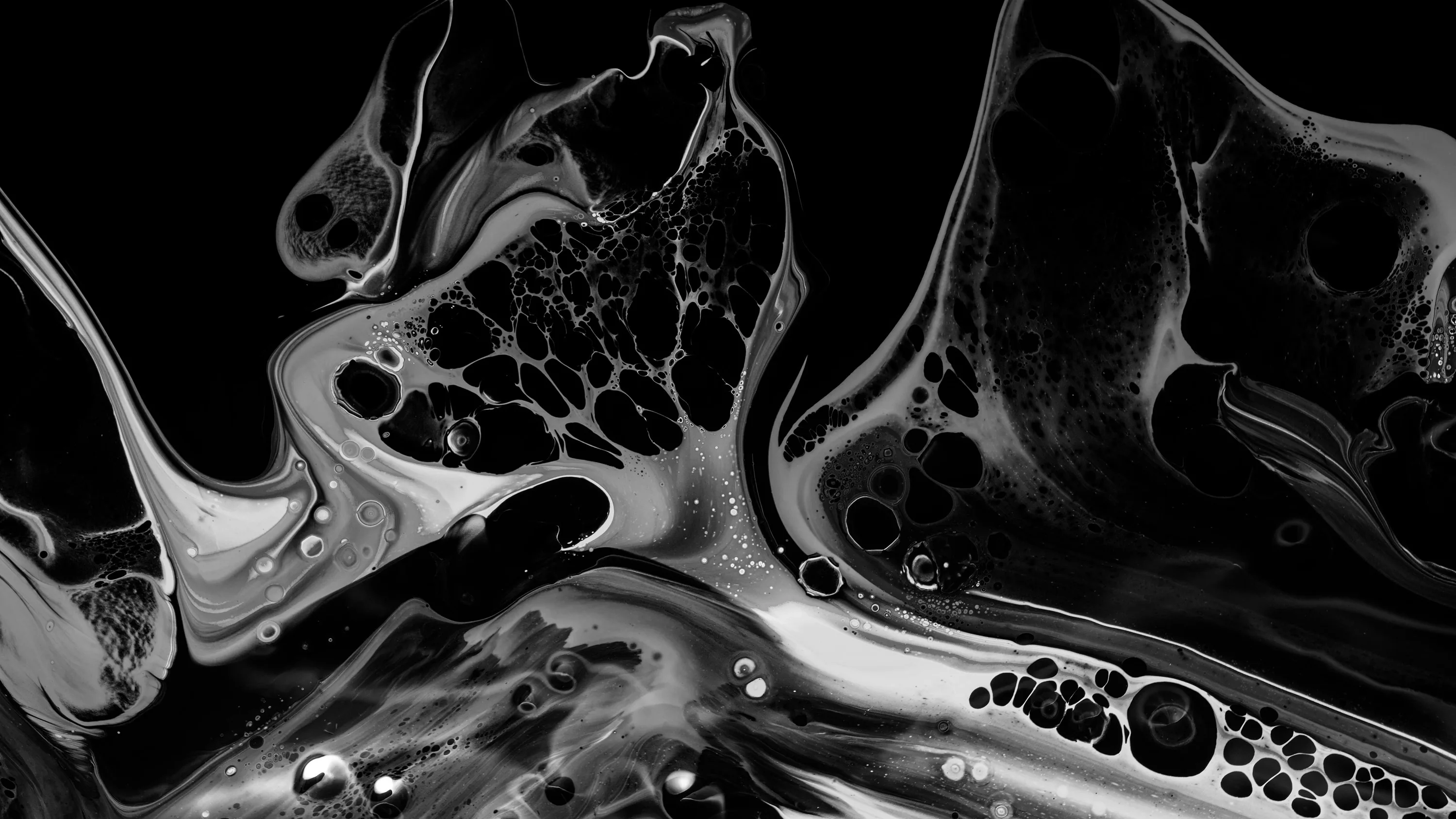 Black Liquid Wallpapers 4k, HD Backgrounds
