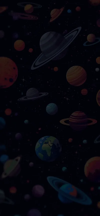 Space Planets Black Wallpapers Space Wallpaper for iPhone 4k