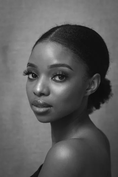 Black and White Studio Portrait