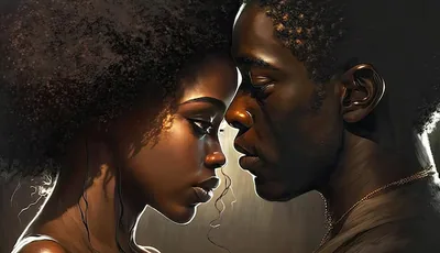 Couple Resting Foreheads Together HD Wallpaper