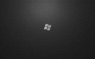 Small Windows Logo on Dark Fabric HD Wallpaper