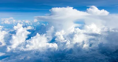 Towering Cumulus from a Plane HD Wallpaper