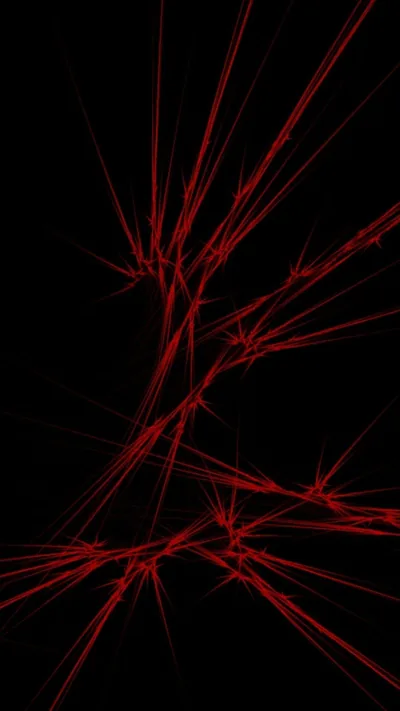 Red Laser Lines Crossing on Black HD Phone Wallpaper