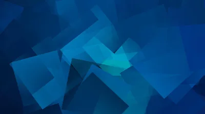 Blue Geometric Wallpaper